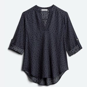 LUSH Warren Split Neck Blouse